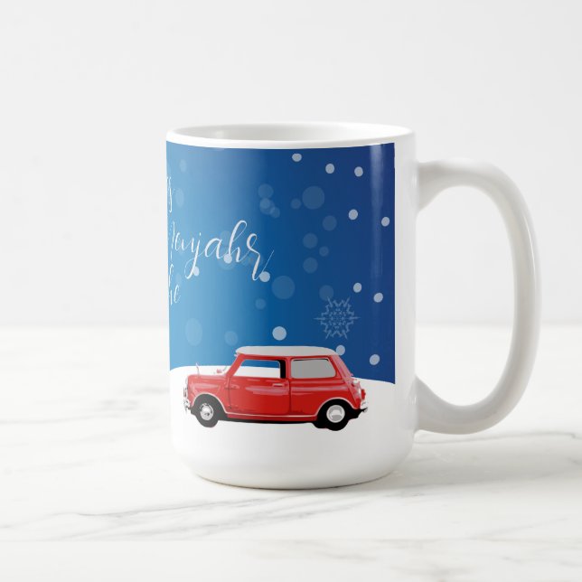 Caneca De Café Mini Cooper Tasse  Neujahr (Direita)