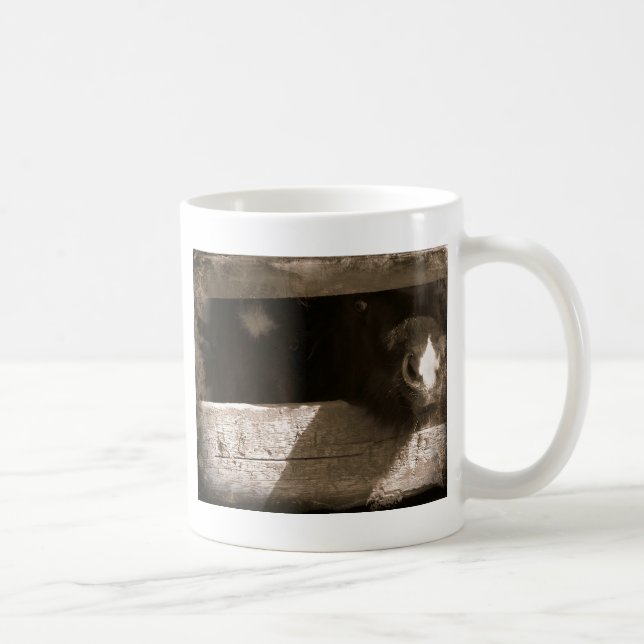 Caneca De Café Mini nariz por cima do portal (Direita)