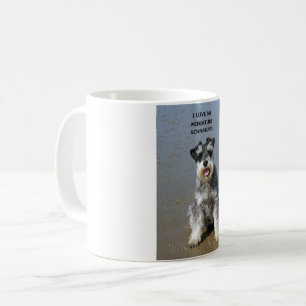 Caneca De Café mini PIC de w do schnauzer-amor