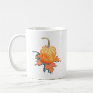 Caneca De Café Mini Pumpkin em Oak Leaf