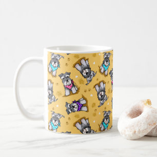 Caneca De Café Mini Schnauzer Sunshine