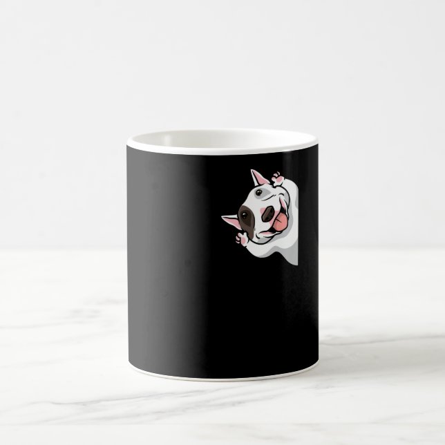 Caneca De Café Miniatura Bull Terrier Dog Engraçado (Centro)