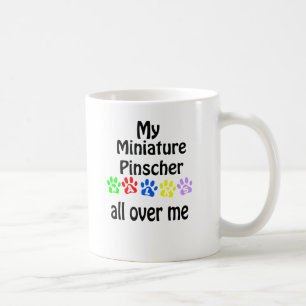 Caneca De Café Miniatura Pinscher anda Design