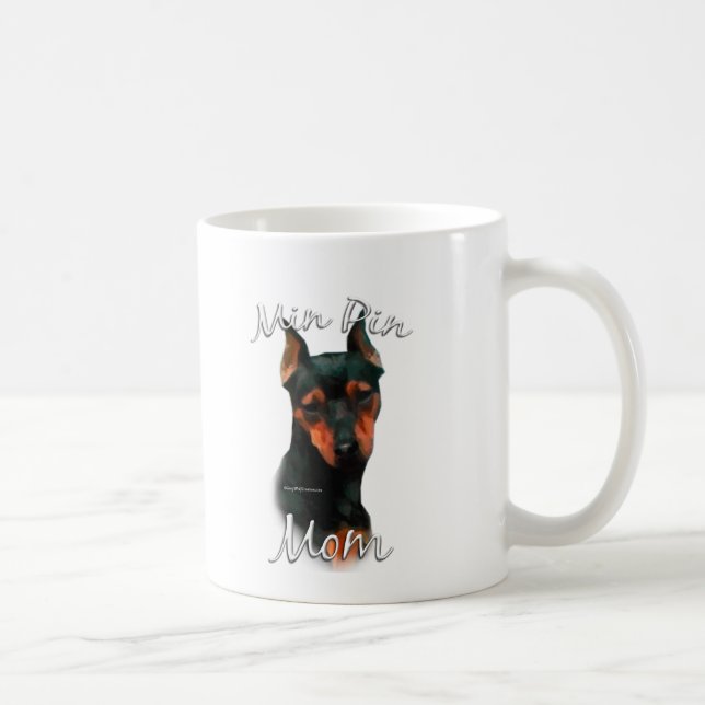Caneca De Café Miniatura Pinscher (preto) Mãe 2 (Direita)