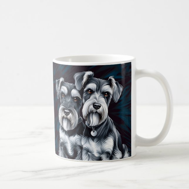 Caneca De Café Miniatura Schnauzer Pals (Direita)