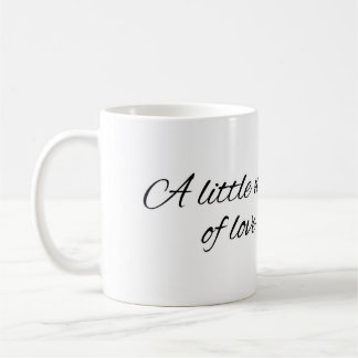 Caneca De Café Minimal A Little Note of Love Mug