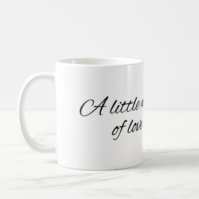 Caneca De Café Minimal A Little Note of Love Mug (Esquerda)