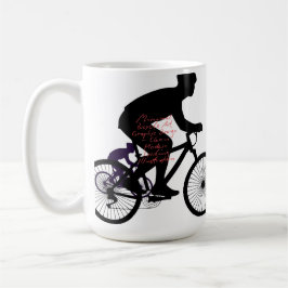 Caneca De Café Minimal Bicycle Art