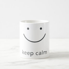 Caneca De Café Minimal Positive Mood Design