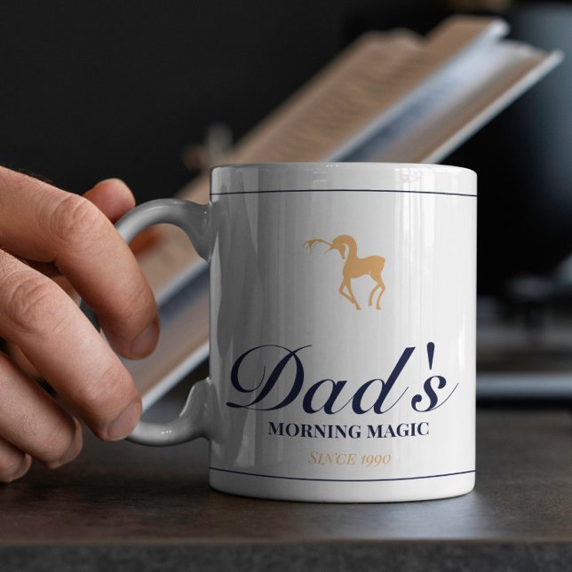 Caneca De Café Minimalist elegant personalized christmas mug (Criador carregado)