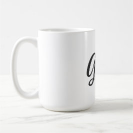 Caneca De Café Minimalist Gigi
