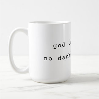 Caneca De Café Minimalist God is Light Coffee Mug