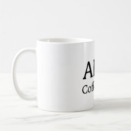 Caneca De Café Minimalist Personalized Name Coffee Mug