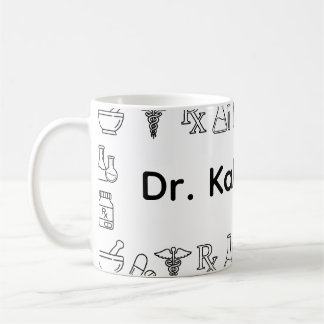 Caneca De Café Minimalist Personalized Pharmacist Mug