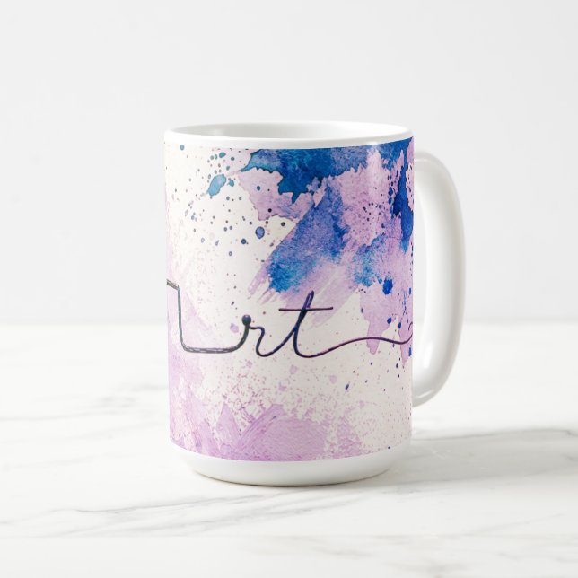 Caneca De Café Minimalist RT Design | Inhalotherapy Inspired (Frente Esquerda)