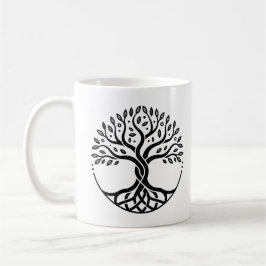Caneca De Café Minimalist Tree of Life