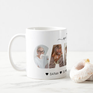 Caneca De Café Minimalista Adoramos Sua Colagem De Fotos Do Gramm