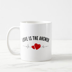 Caneca de Café Minimalista Amor é a Resposta