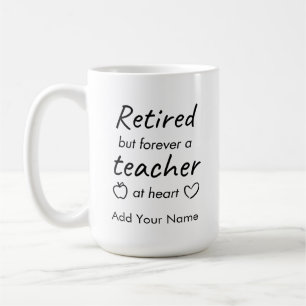 Caneca De Café Minimalista Moderno de Reforma de Professores Pers