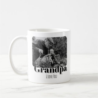 Caneca De Café Minimalista Moderno personalizável Avô & filho