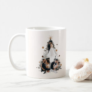 Caneca De Café Minimalista Nosso Primeiro Natal Casados Três Foto