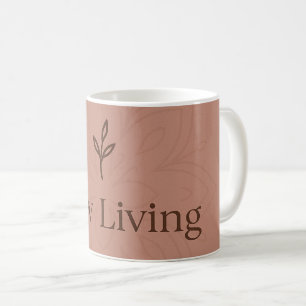 Caneca De Café Minimalista "Vida Lenta"