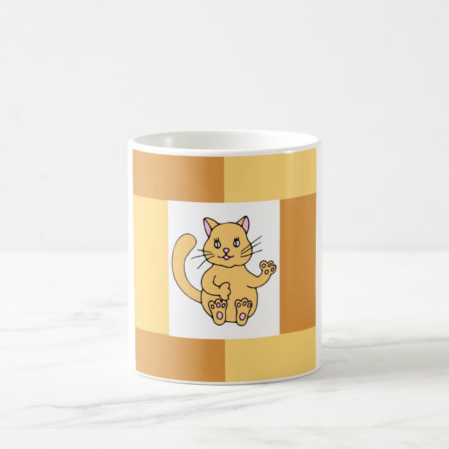 Caneca De Café Mínimo Cute Eu adoro gengibre Coffee Mug (Centro)