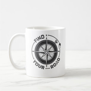 Caneca De Café Mínimo de Compass Mug de Moto