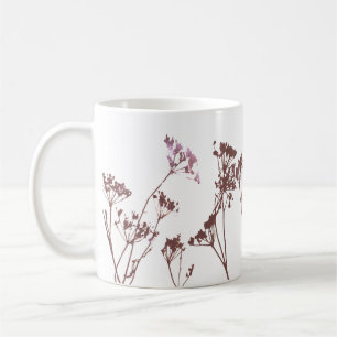 Caneca De Café Mínimo de flores Abstrato artísticas modernas