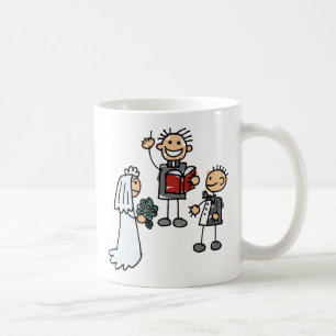Caneca De Café Ministro Padre Reverendo Faz Cerimônia De Casament