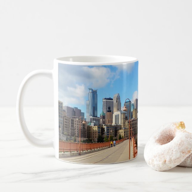 Caneca De Café Minneapolis Minnesota (Com Donut)