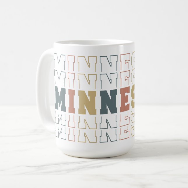 Caneca De Café Minnesota (Frente Esquerda)
