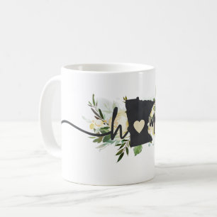 Caneca De Café Minnesota Estado Personalizado Sua Cidade Natal Rú