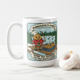 Caneca De Café Minnesota Tater Tot Hotdish Retro Mascot Coffee Mu