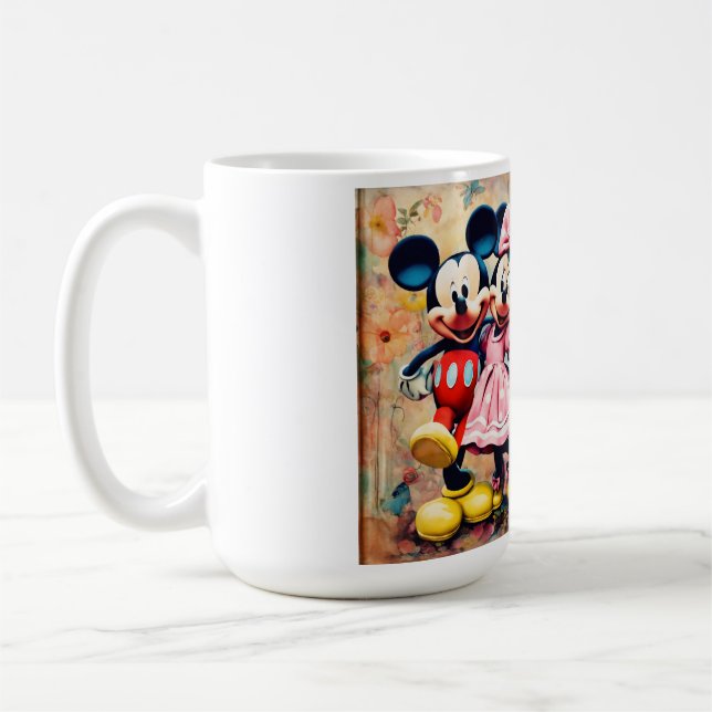 Caneca De Café Minnie and Mickey Magic: Tamara Laporte Café (Esquerda)