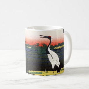 Caneca De Café Minowa, Kanasugi, Mikawashima por Utagawa Hiroshig