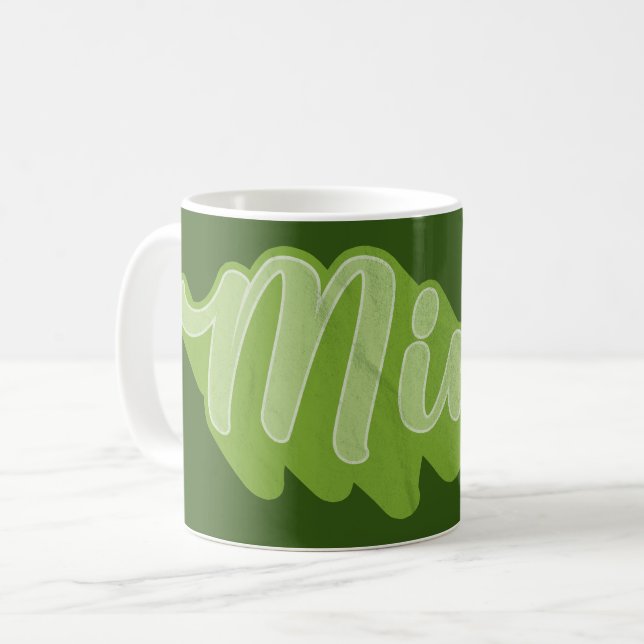 Caneca De Café MINT, Manchester, Inglês Slang Dialect (Frente Esquerda)