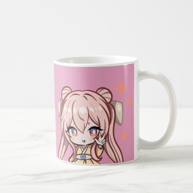 Caneca De Café Mioka anime girl (Direita)
