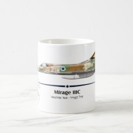 Caneca De Café Mirage IIIC ISRAELI AIR FORCE - IAF