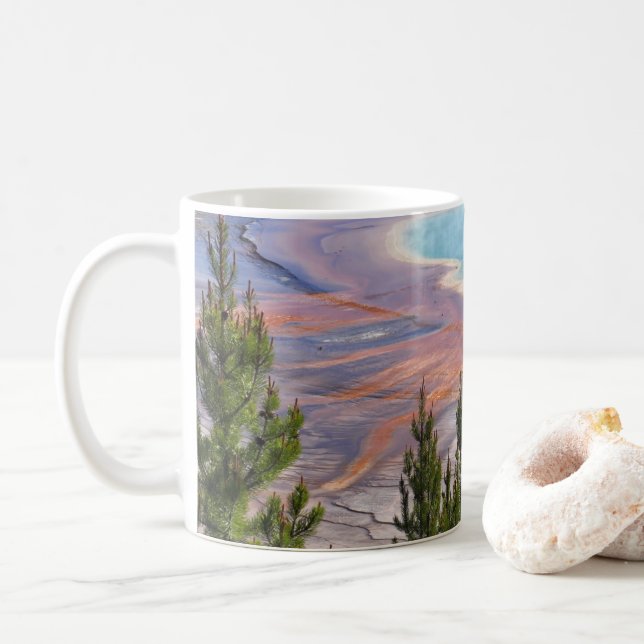 Caneca De Café Mirante do Grand Prismatic (Com Donut)