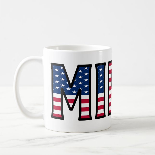 Caneca De Café Mirco Name Vorname USA styled Tasse Kaffeetasse (Esquerda)