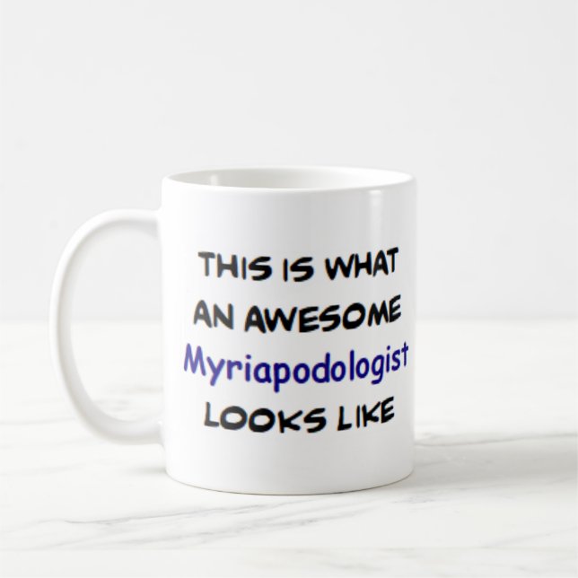 Caneca De Café mirriapodologista, incrível (Esquerda)