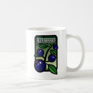 Caneca De Café Mirtilos