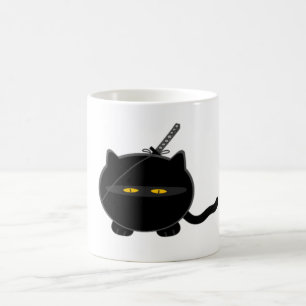 Caneca De Café Misfit Ninja Cat