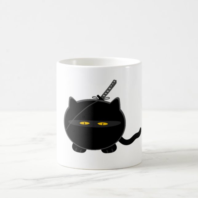 Caneca De Café Misfit Ninja Cat (Centro)