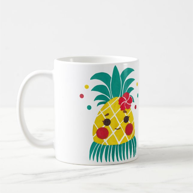 Caneca De Café Miss Hawaiian Pineapple (Esquerda)