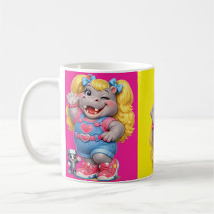 Caneca De Café Miss Hipopótamo