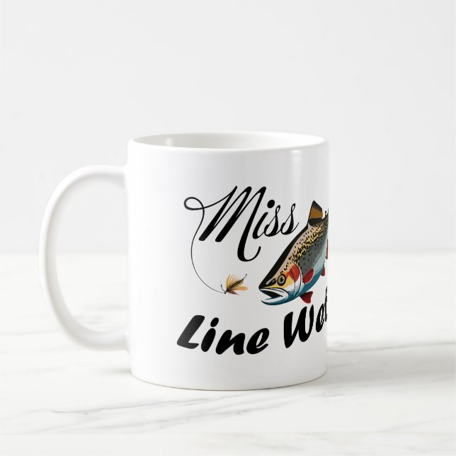 Caneca De Café Miss Line Wetter Rainbow Trout (Esquerda)