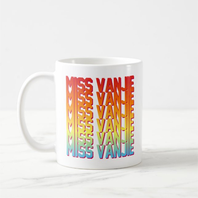 Caneca De Café Miss Vanjie! (Esquerda)