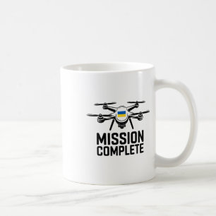 Caneca De Café Missão Completa Ucrânia Citação Engraçada